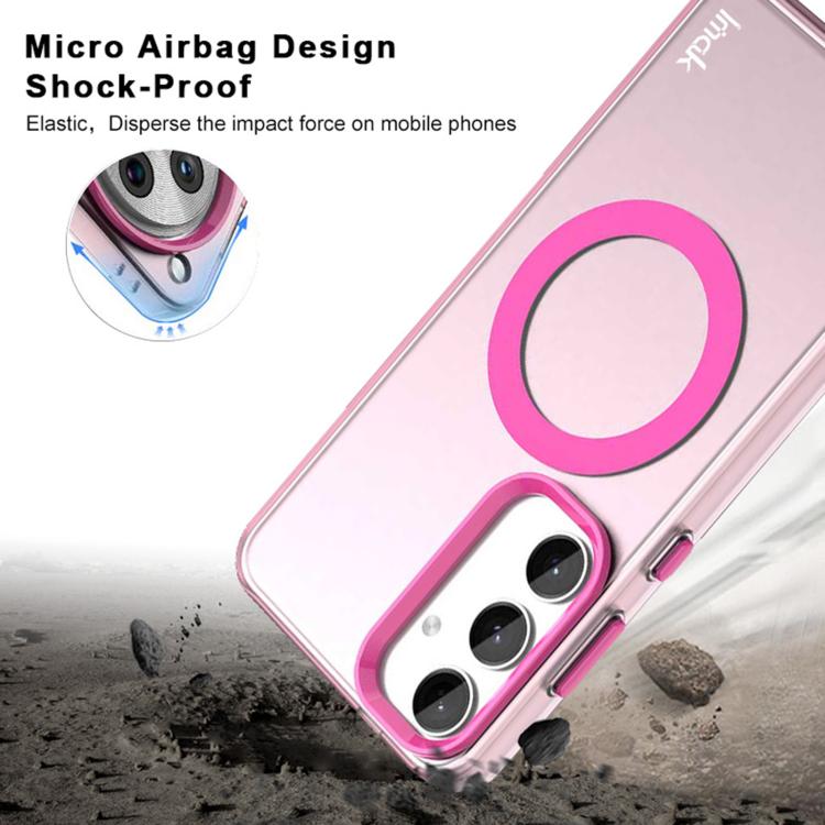 For Samsung Galaxy S25 5G IMAK Candy Series Shockproof MagSafe Phone Case