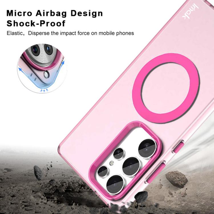 For Samsung Galaxy S25 Ultra 5G IMAK Candy Series Shockproof MagSafe Phone Case
