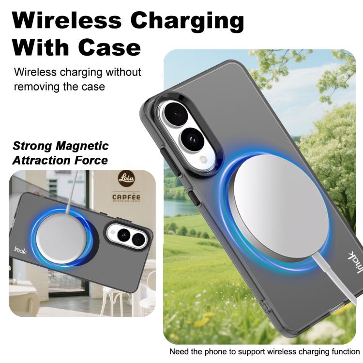 For Samsung Galaxy S25 Edge 5G IMAK Candy Series Shockproof MagSafe Phone Case