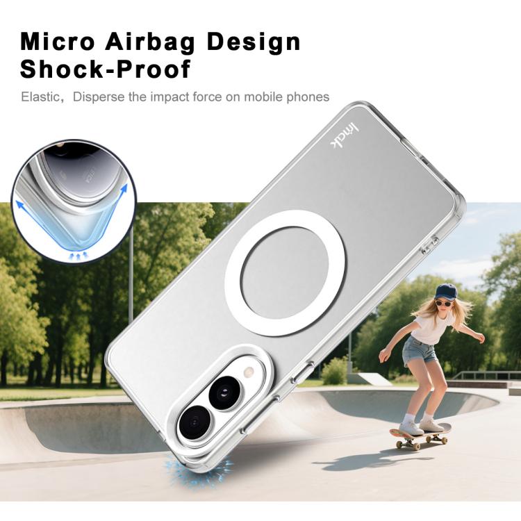 For Samsung Galaxy S25 Edge 5G IMAK Candy Series Shockproof MagSafe Phone Case