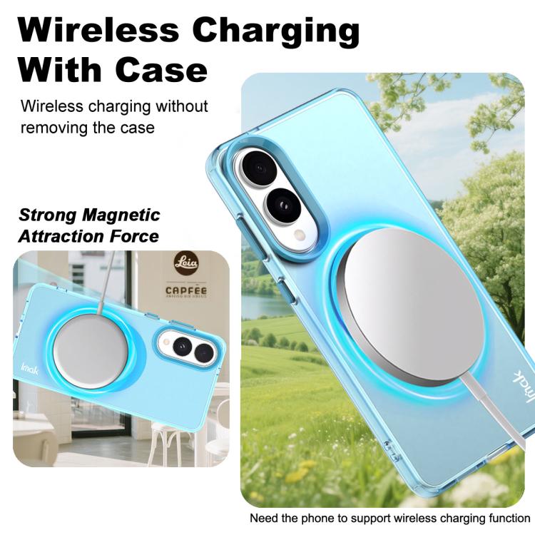 For Samsung Galaxy S25 Edge 5G IMAK Candy Series Shockproof MagSafe Phone Case