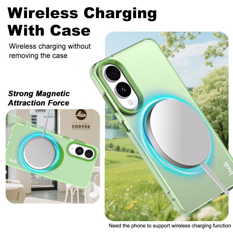 For Samsung Galaxy S25 Edge 5G IMAK Candy Series Shockproof MagSafe Phone Case