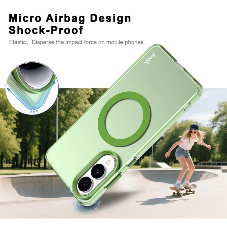 For Samsung Galaxy S25 Edge 5G IMAK Candy Series Shockproof MagSafe Phone Case