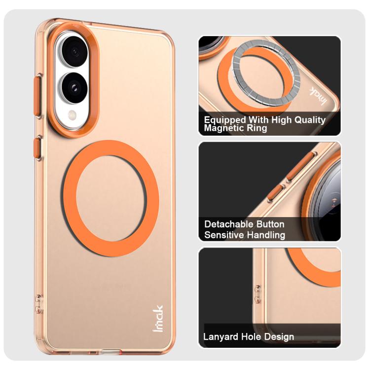 For Samsung Galaxy S25 Edge 5G IMAK Candy Series Shockproof MagSafe Phone Case