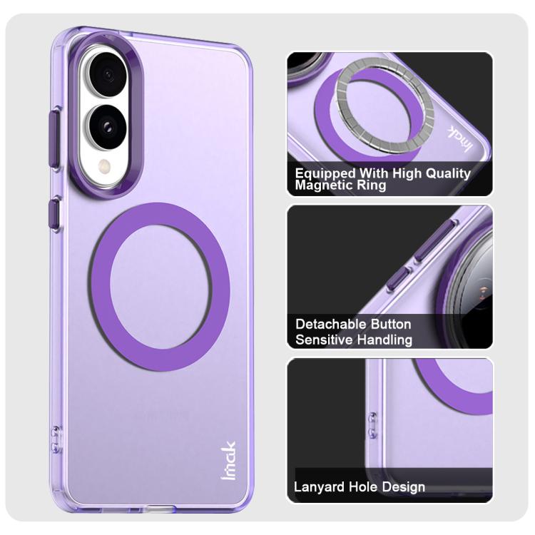 For Samsung Galaxy S25 Edge 5G IMAK Candy Series Shockproof MagSafe Phone Case
