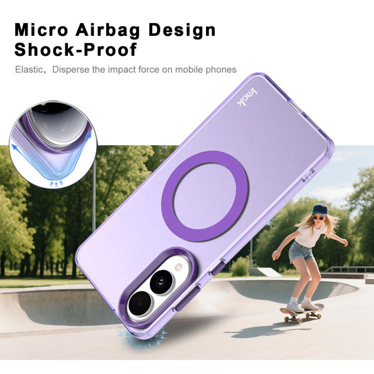 For Samsung Galaxy S25 Edge 5G IMAK Candy Series Shockproof MagSafe Phone Case