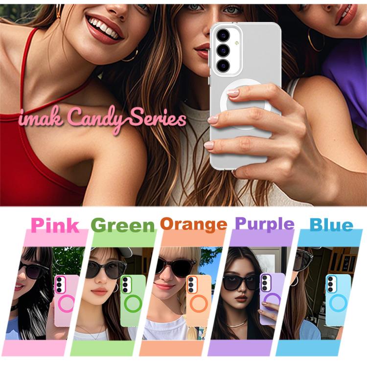For Samsung Galaxy S25 FE 5G IMAK Candy Series Shockproof MagSafe Phone Case