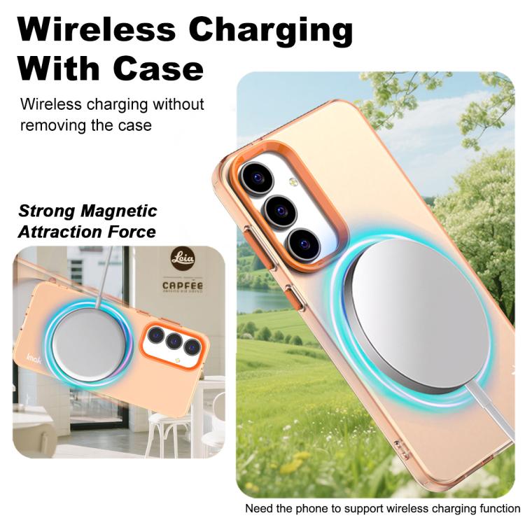 For Samsung Galaxy S25 FE 5G IMAK Candy Series Shockproof MagSafe Phone Case