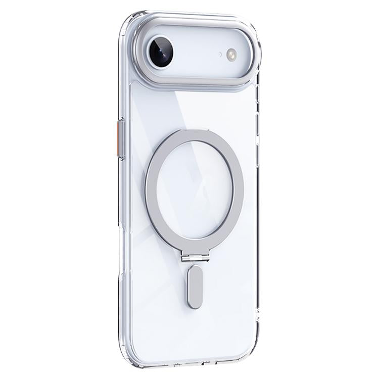 For iPhone Air Airbag MagSafe Shockproof Frosted Phone Case with Fold Holder