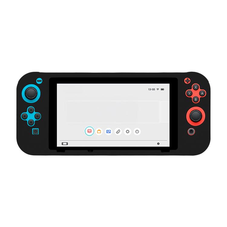 For Nintendo Switch Game Console Solid Color Silicone Full Protective Case