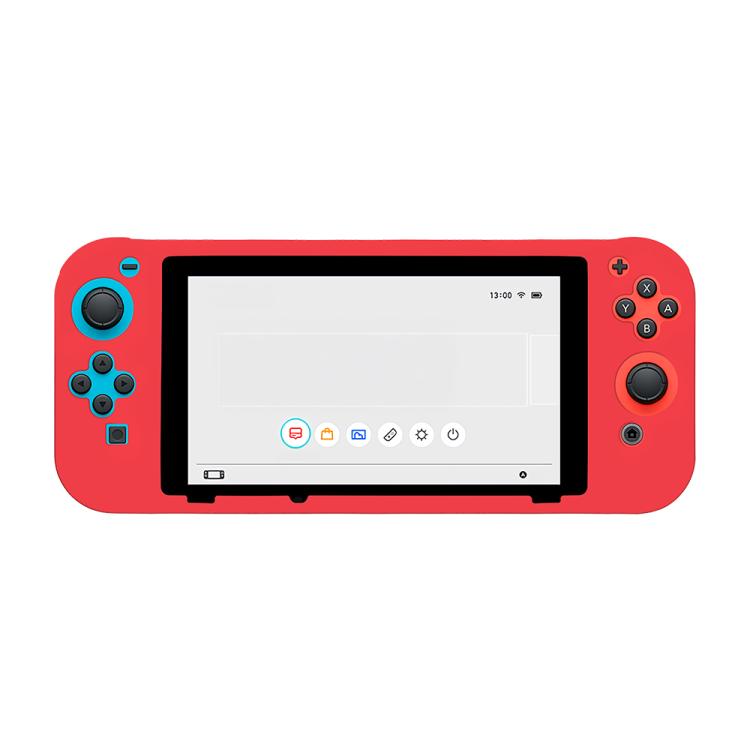 For Nintendo Switch Game Console Solid Color Silicone Full Protective Case