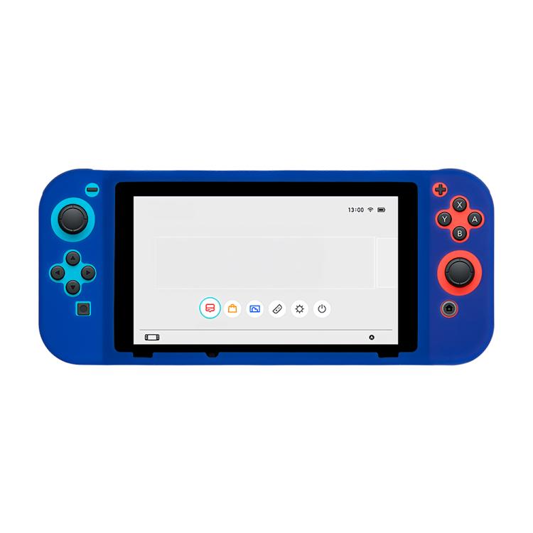 For Nintendo Switch Game Console Solid Color Silicone Full Protective Case