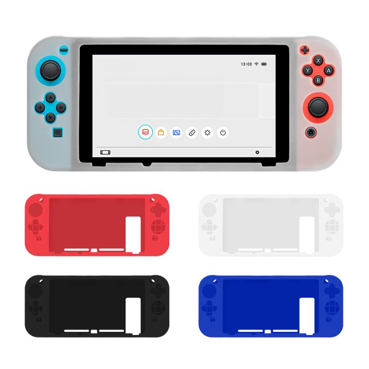 For Nintendo Switch Game Console Solid Color Silicone Full Protective Case