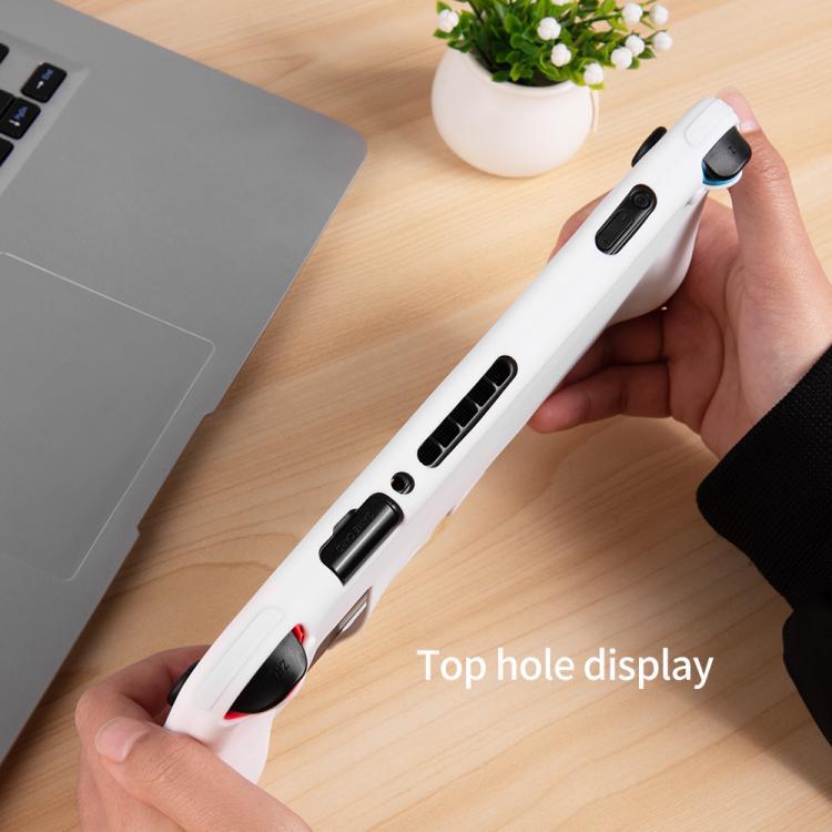 For Nintendo Switch Game Console Solid Color Silicone Full Protective Case