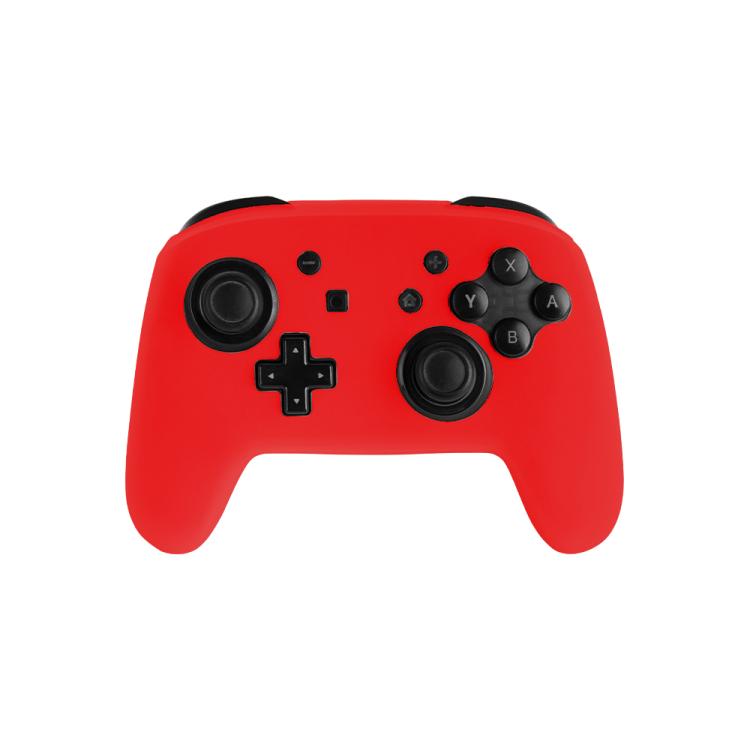 For Nintendo Switch Pro Game Handle Solid Color Silicone Protective Cover