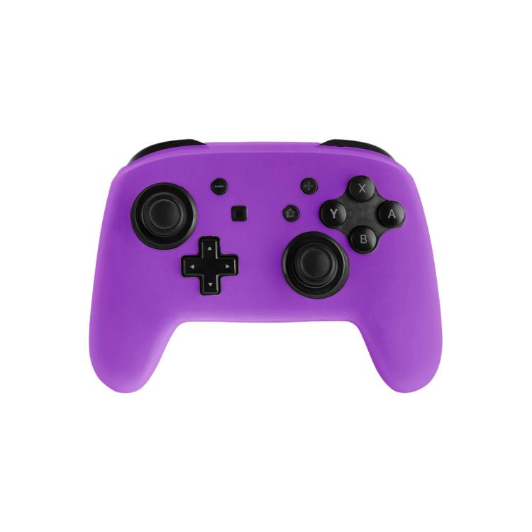 For Nintendo Switch Pro Game Handle Solid Color Silicone Protective Cover