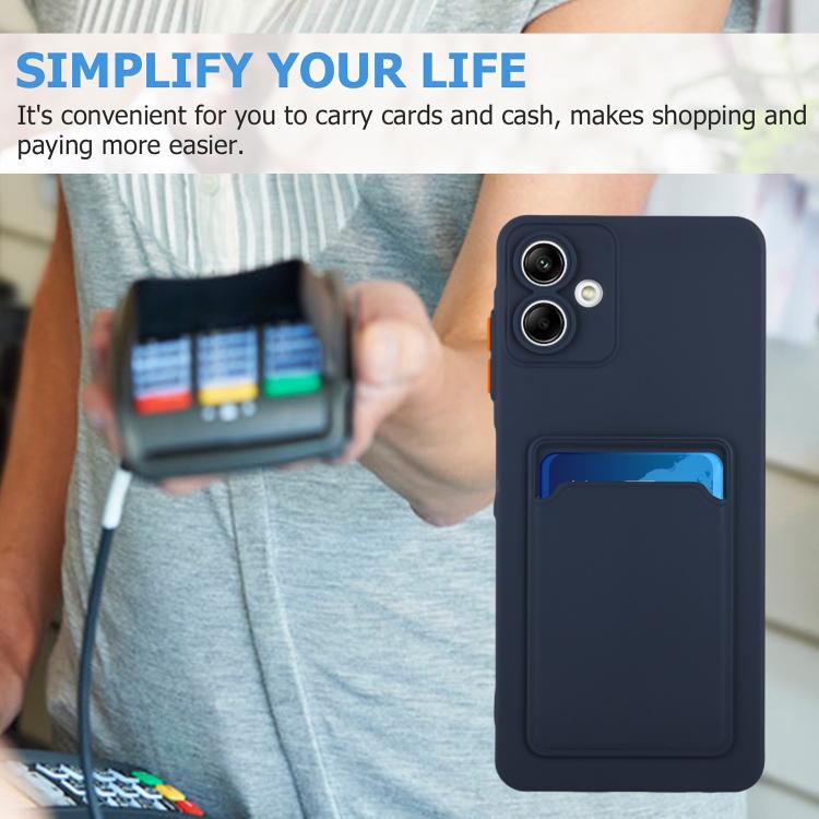 For Samsung Galaxy A06 4G / 5G Card Slot Design Shockproof TPU Phone Case