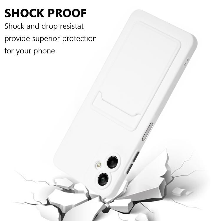 For Samsung Galaxy A06 4G / 5G Card Slot Design Shockproof TPU Phone Case