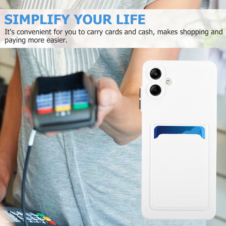 For Samsung Galaxy A06 4G / 5G Card Slot Design Shockproof TPU Phone Case