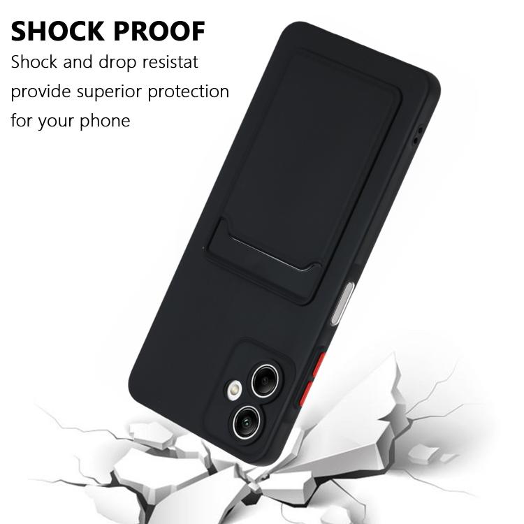 For Samsung Galaxy A06 4G / 5G Card Slot Design Shockproof TPU Phone Case