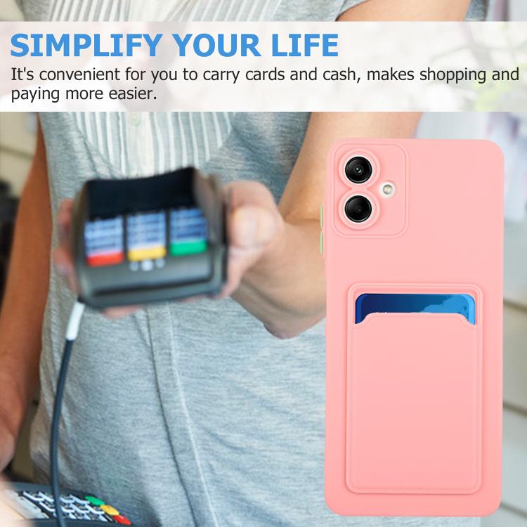 For Samsung Galaxy A06 4G / 5G Card Slot Design Shockproof TPU Phone Case
