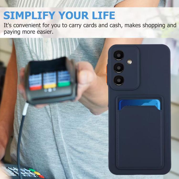 For Samsung Galaxy A16 4G / 5G Card Slot Design Shockproof TPU Phone Case