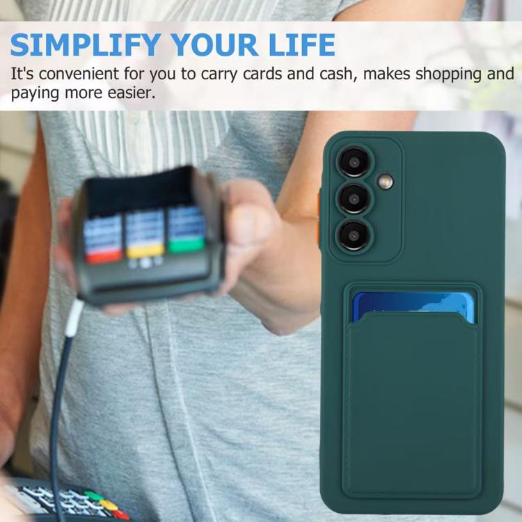 For Samsung Galaxy A16 4G / 5G Card Slot Design Shockproof TPU Phone Case