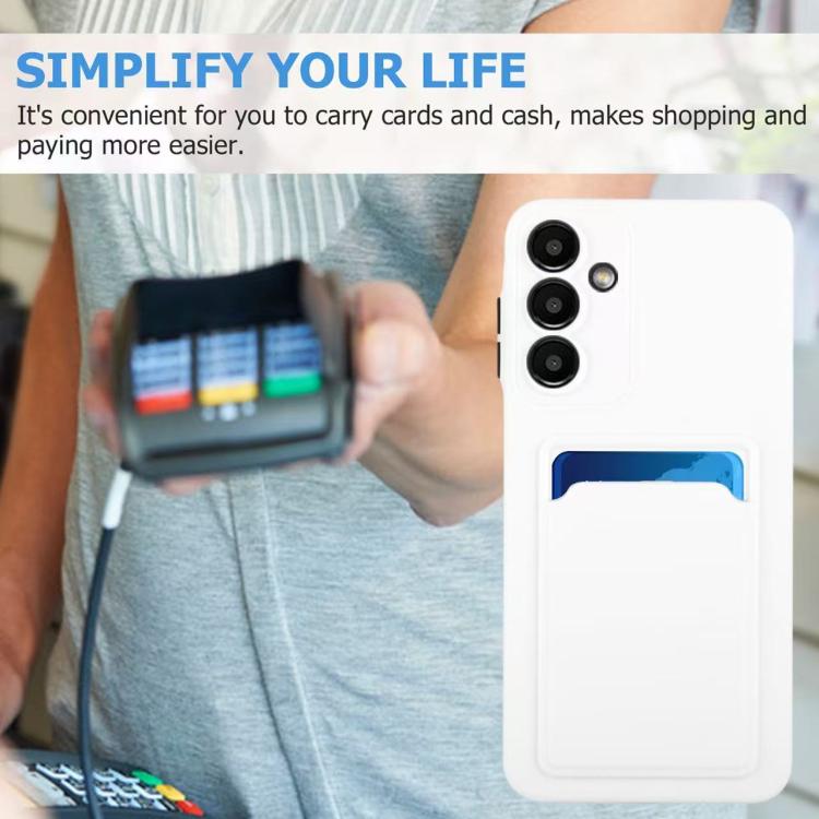 For Samsung Galaxy A16 4G / 5G Card Slot Design Shockproof TPU Phone Case