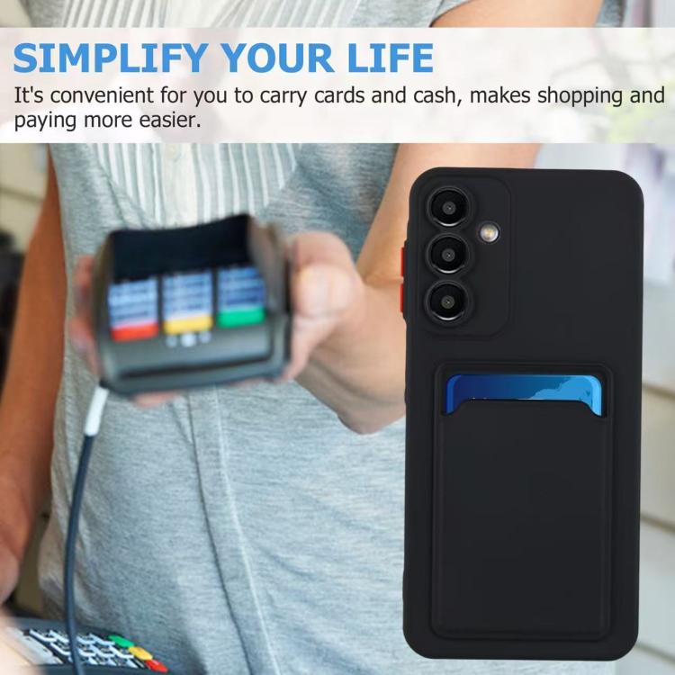 For Samsung Galaxy A16 4G / 5G Card Slot Design Shockproof TPU Phone Case