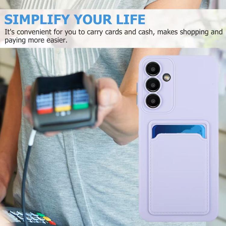 For Samsung Galaxy A16 4G / 5G Card Slot Design Shockproof TPU Phone Case