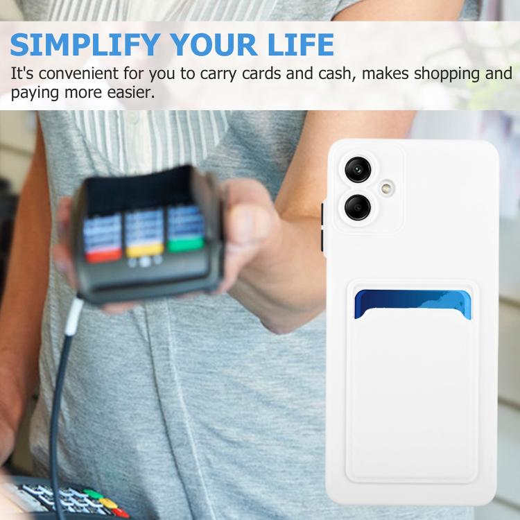 For Samsung Galaxy A07 4G / 5G Card Slot Design Shockproof TPU Phone Case
