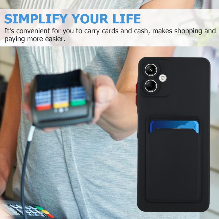 For Samsung Galaxy A07 4G / 5G Card Slot Design Shockproof TPU Phone Case