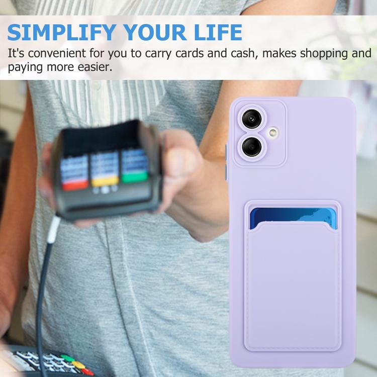 For Samsung Galaxy A07 4G / 5G Card Slot Design Shockproof TPU Phone Case