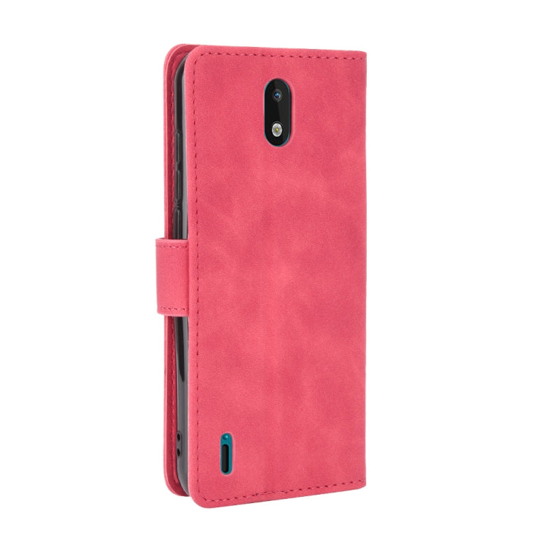 For Nokia 1.3 Solid Color Skin Feel Magnetic Buckle Horizontal Flip Calf Texture PU Leather Case with Holder & Card Slots & Wallet