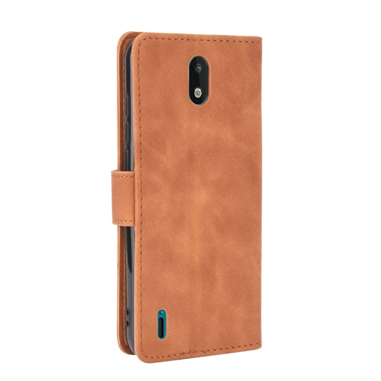 For Nokia 1.3 Solid Color Skin Feel Magnetic Buckle Horizontal Flip Calf Texture PU Leather Case with Holder & Card Slots & Wallet