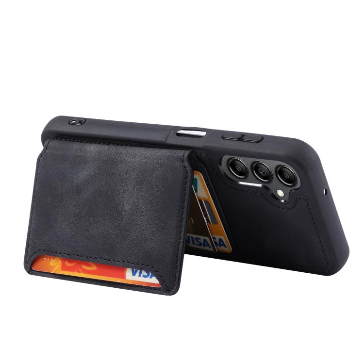 For Samsung Galaxy A56 5G Skin Feel Dream RFID Anti-theft PU Card Bag Phone Case