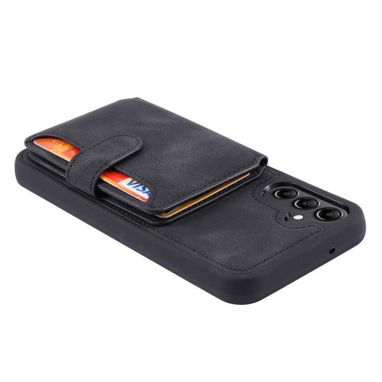 For Samsung Galaxy A56 5G Skin Feel Dream RFID Anti-theft PU Card Bag Phone Case