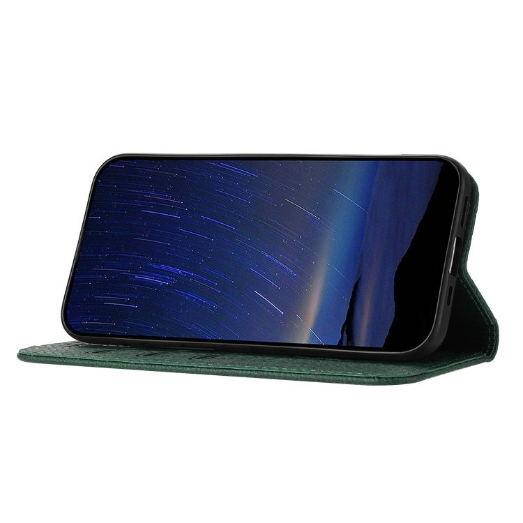 For Samsung Galaxy S25 FE 5G Woven Texture Stitching Magnetic Leather Phone Case