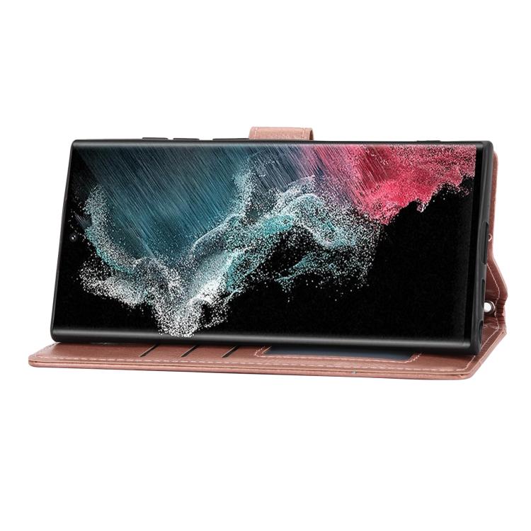 For Samsung Galaxy S26 Ultra 5G Oil Skin Zipper Wallet Leather Phone Case