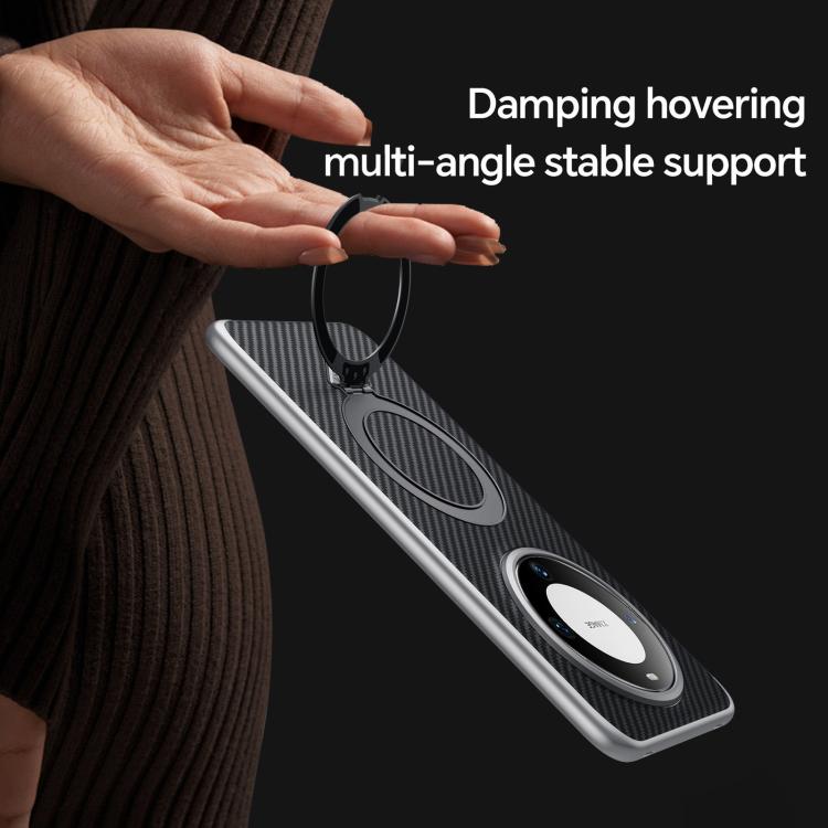 For Huawei Mate 60 SULADA Kevlar Texture MagSafe Magnetic Holder Phone Case