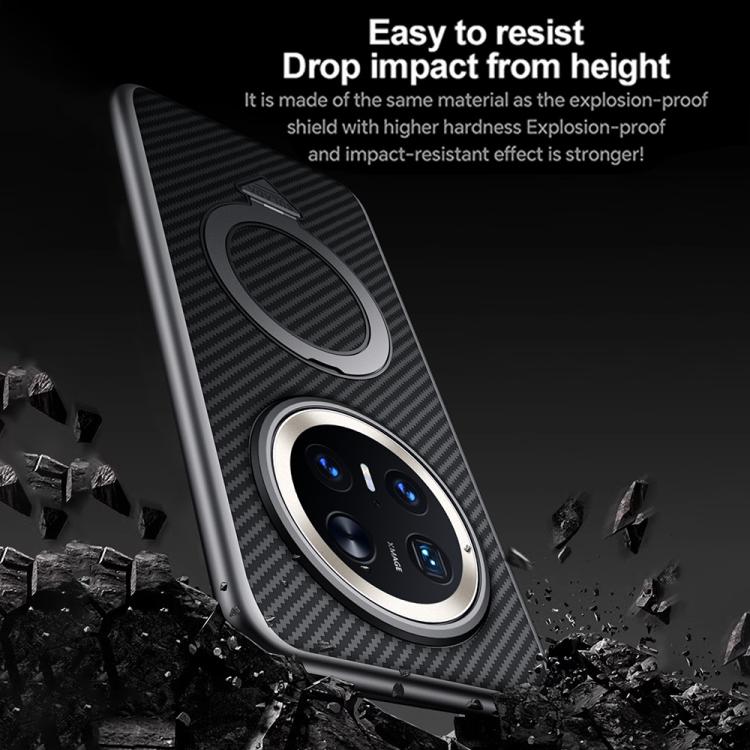 For Huawei Mate 70 Pro / Mate 70 Pro+ SULADA Kevlar Texture MagSafe Magnetic Holder Phone Case