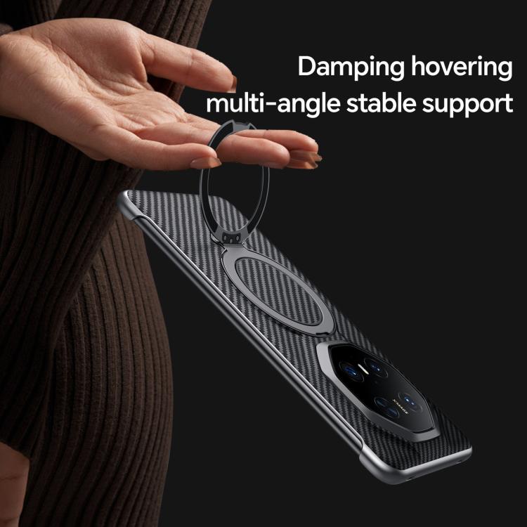 For Huawei Mate 70 RS Ultimate SULADA Kevlar Texture MagSafe Magnetic Holder Phone Case