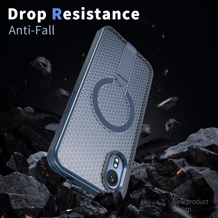 For Samsung Galaxy Xcover7 Honeycomb Cooling MagSafe Holder Phone Case
