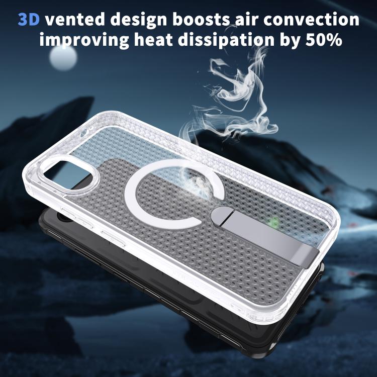 For Samsung Galaxy Xcover7 Honeycomb Cooling MagSafe Holder Phone Case