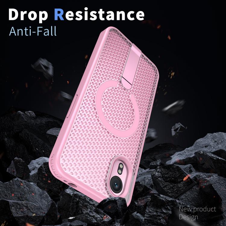 For Samsung Galaxy Xcover7 Honeycomb Cooling MagSafe Holder Phone Case