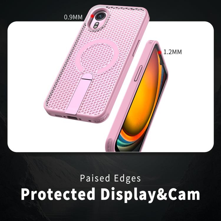 For Samsung Galaxy Xcover7 Honeycomb Cooling MagSafe Holder Phone Case