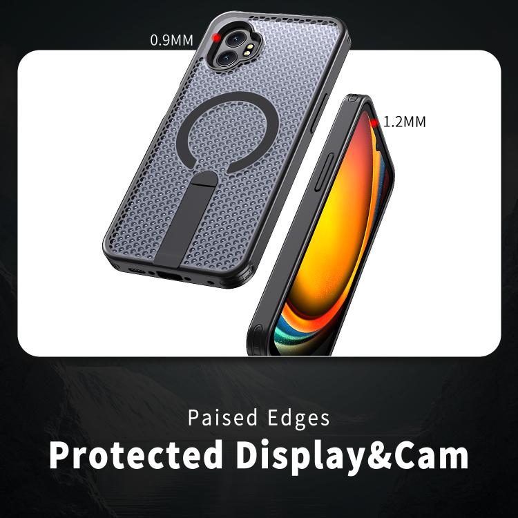For Samsung Galaxy Xcover7 Pro Honeycomb Cooling MagSafe Holder Phone Case