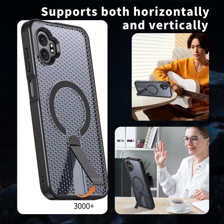 For Samsung Galaxy Xcover7 Pro Honeycomb Cooling MagSafe Holder Phone Case