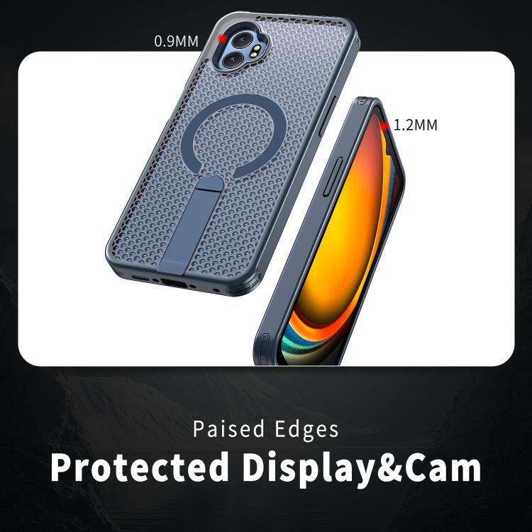 For Samsung Galaxy Xcover7 Pro Honeycomb Cooling MagSafe Holder Phone Case