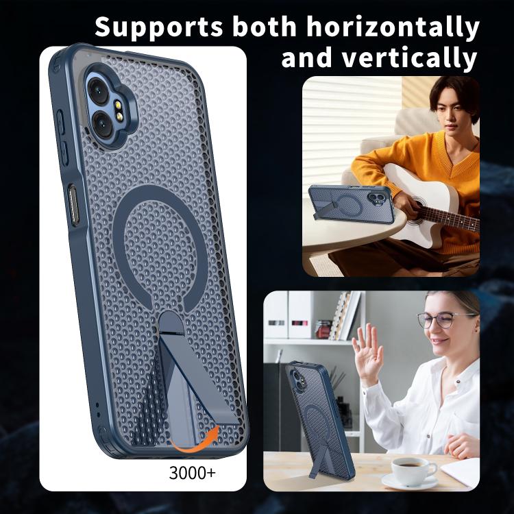 For Samsung Galaxy Xcover7 Pro Honeycomb Cooling MagSafe Holder Phone Case